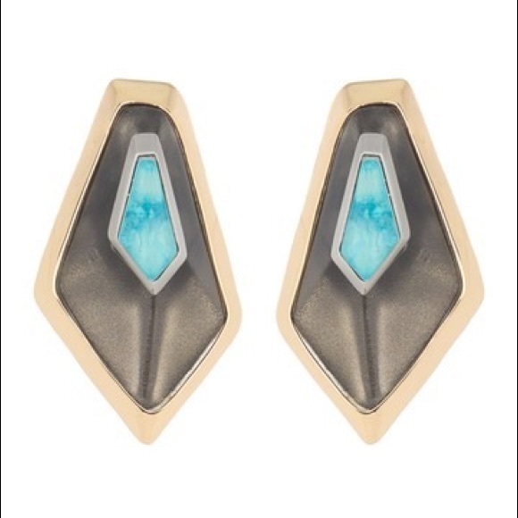 Alexis Bittar 10K Gold Kite Clip-On Earrings